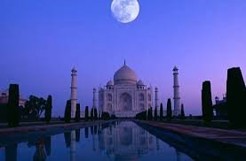 Taj at Full Moon Night